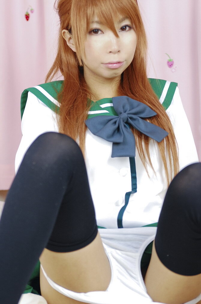 [Cosplay] 2013.04.09  Big boobs Saya Takagi 性感制服诱惑